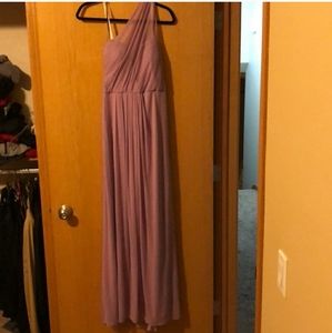 Purple bridesmaid dress